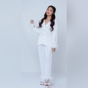 Waverles Pleats Please Pajama Set